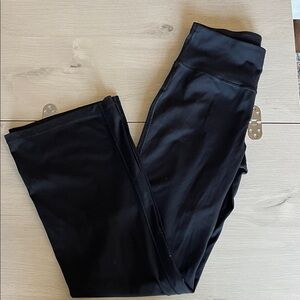 Black High-Waisted Flare Leggings / Yoga pants